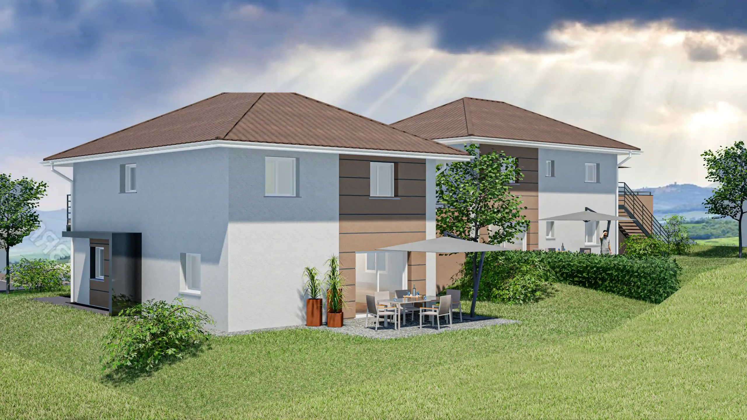 La Maison de Jean, un appartement dans une maison