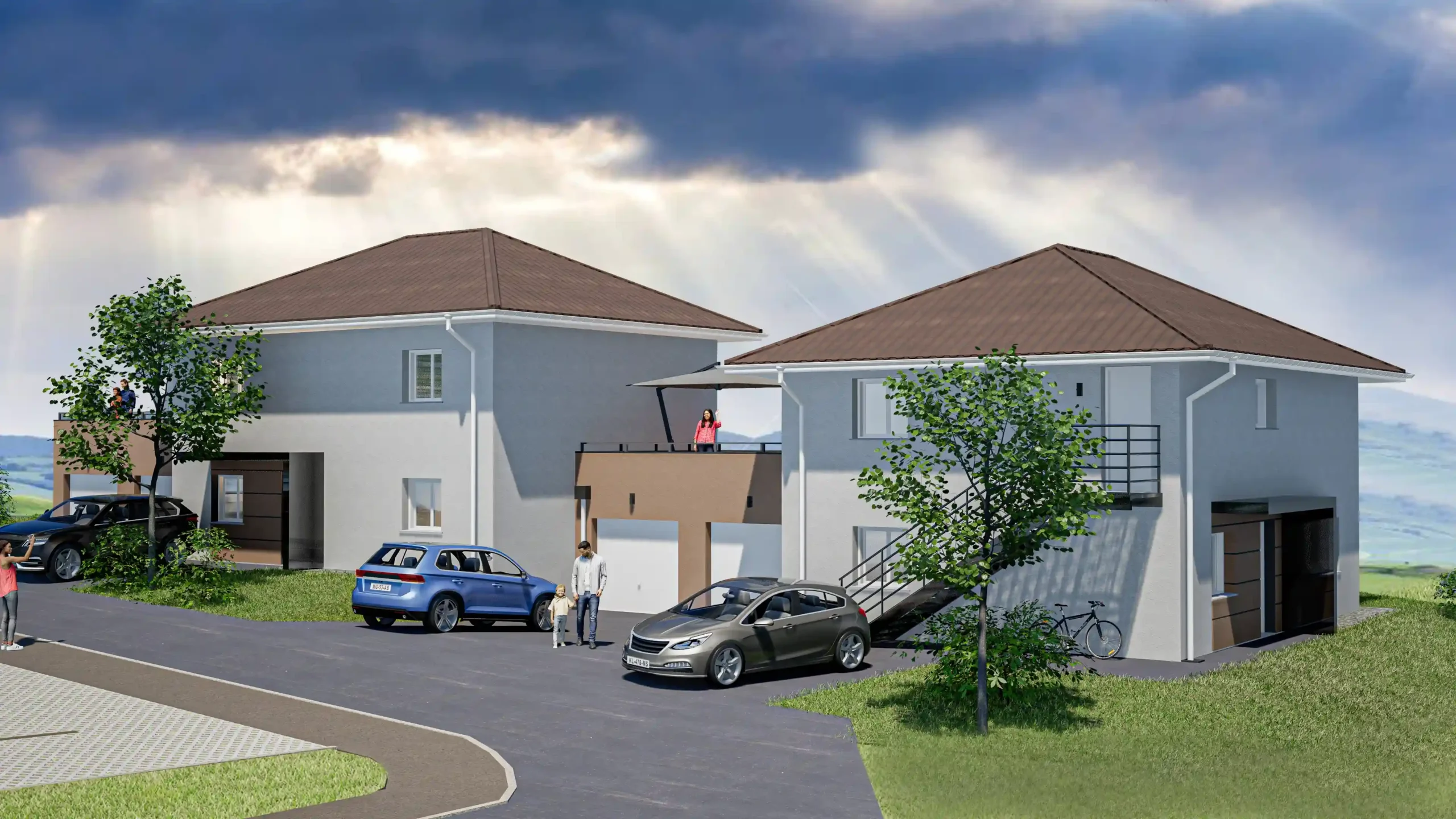 Rez de jardin ou attique selon vos envies